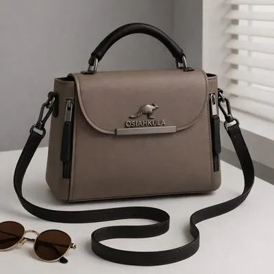 Women's Leather Top Handle Handbag 8x10