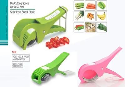 Multi Vegetable Cutter with 5 Blades ABS Plastic Kitchen Tool