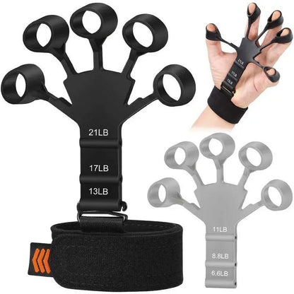 Silicone Gripster Grip Strengthener Finger Stretcher Hand GRIP