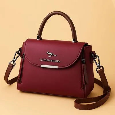 Women's Leather Top Handle Handbag 8x10