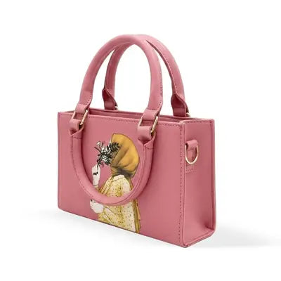 Girl's Faux Leather Printed Tote Bags