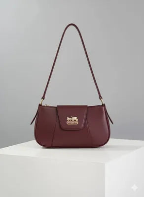 Women's Rexine Plain Shoulder Bag