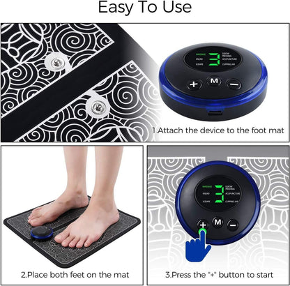 Ems Foot Massager - Electric Foot Massager Pad For ALL