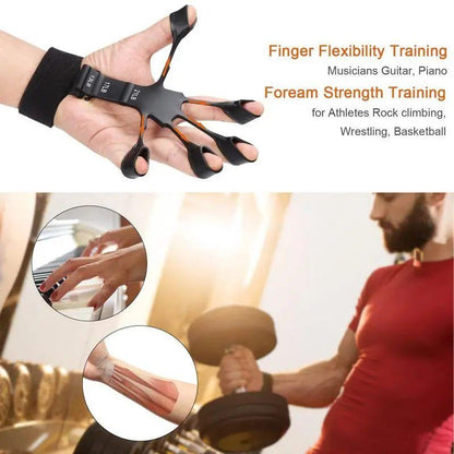 Silicone Gripster Grip Strengthener Finger Stretcher Hand GRIP