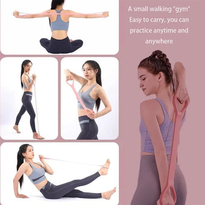 yoga belt Stretch Strap Yoga 8-figure Tensioner Yoga Tool Open BACK