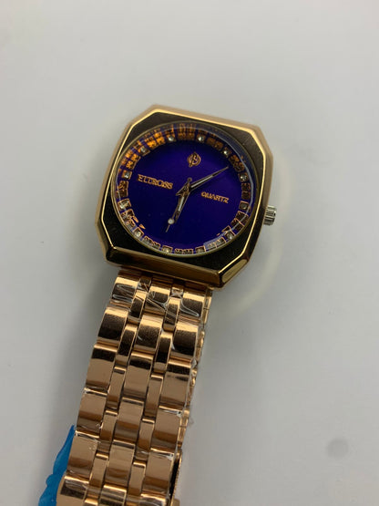 FITROSS Men's Watch – Royal Blue Dial, Gold Finish & Premium Style